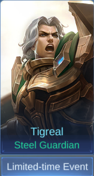 Steel Guardian Tigreal skin card