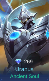 Ancient Soul Uranus skin card in-game