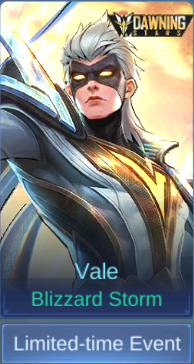 Blizzard Storm Vale skin card in-game