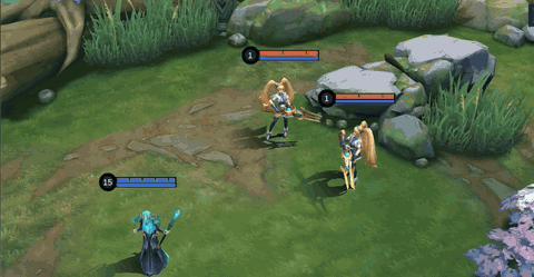 Cursed Blast demonstrated in-game by Vexana