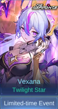 Twilight Star Vexana skin card in-game