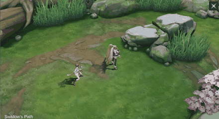 Swallow's Path ability demonstration
