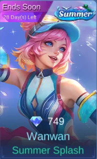 Summer Splash Wanwan skin