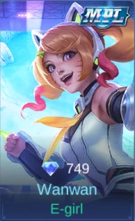 E-girl Wanwan skin