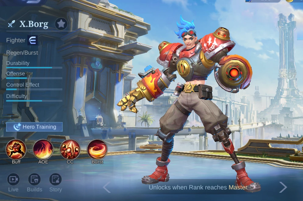 X.Borg Fighter hero overview