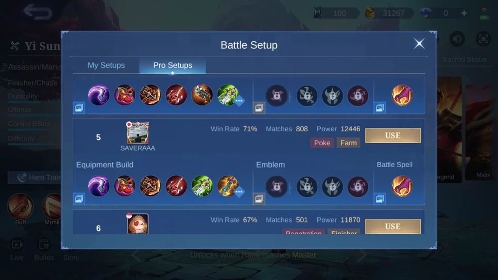 Yi Sun-shin in-game Pro Setup snapshot 5