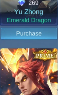 Emerald Dragon Yu Zhong skin