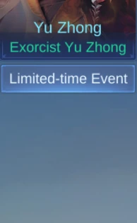 Exorcist Yu Zhong Yu Zhong skin