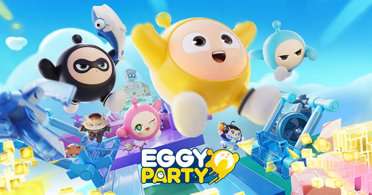 Eggy Party 蛋仔角色與多種遊戲場景官方宣傳圖