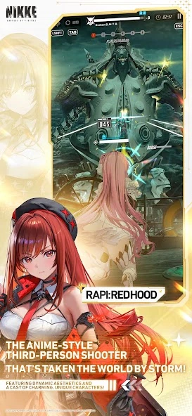 《勝利女神:妮姬》官方第三人稱戰鬥與隊伍畫面
