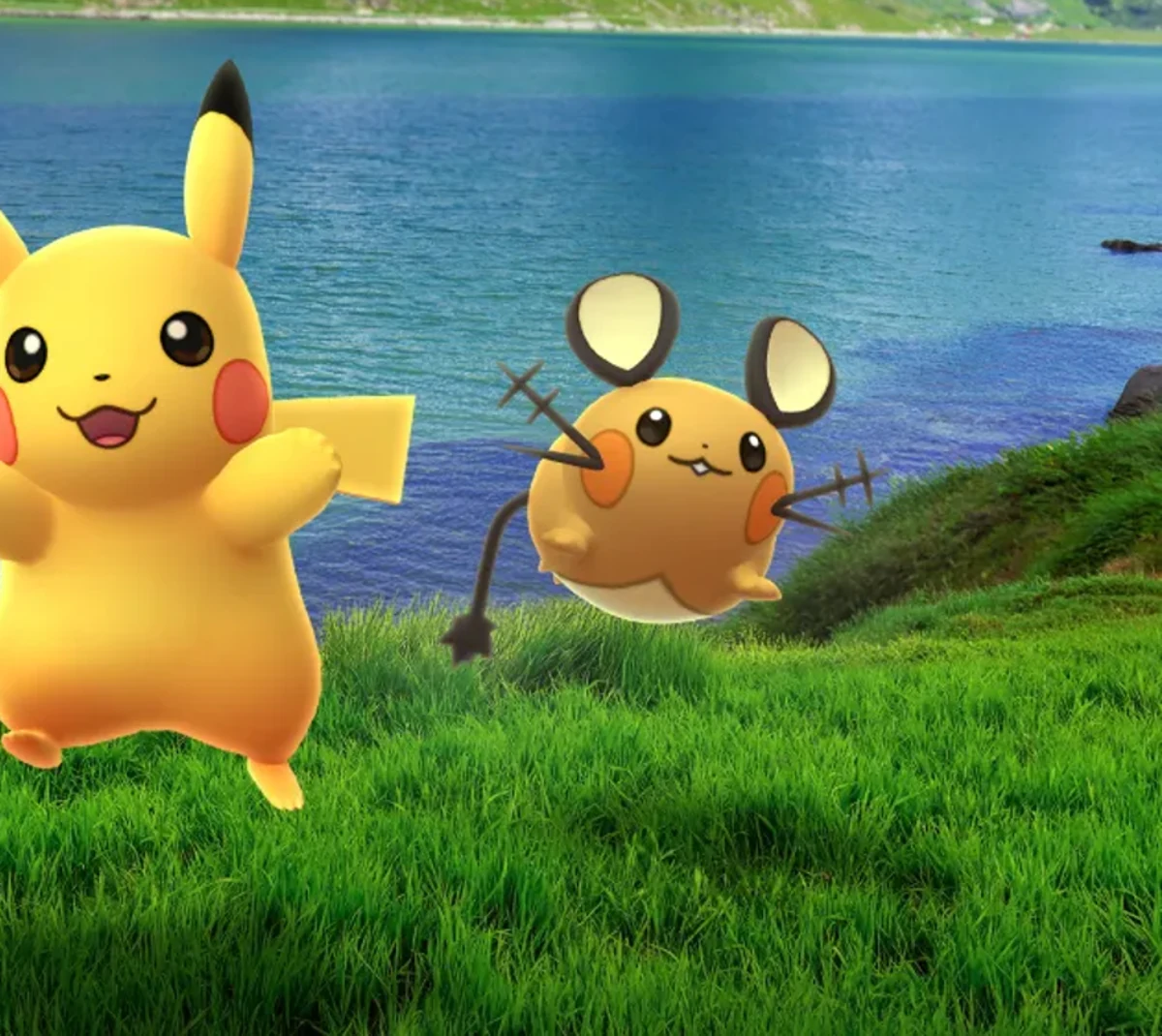 Pokémon GO 活動美術中的咚咚鼠，用於 GO Pass 里程與獎勵規劃