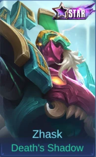 Zhask Death's Shadow skin card