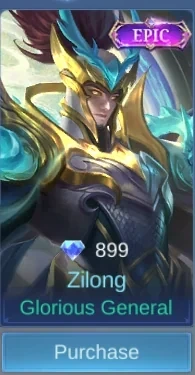 Glorious General skin card