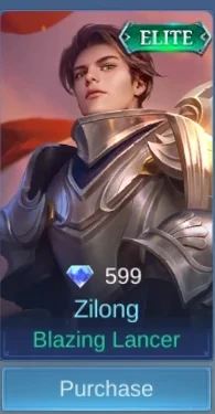 Blazing Lancer skin card