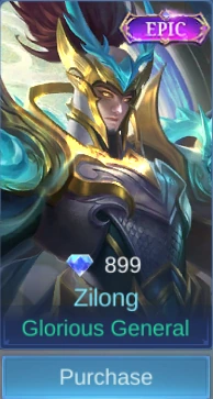 Glorious General skin card