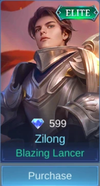 Blazing Lancer skin card
