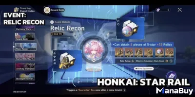 Honkai: Star Rail 3.7 Relic Recon Event