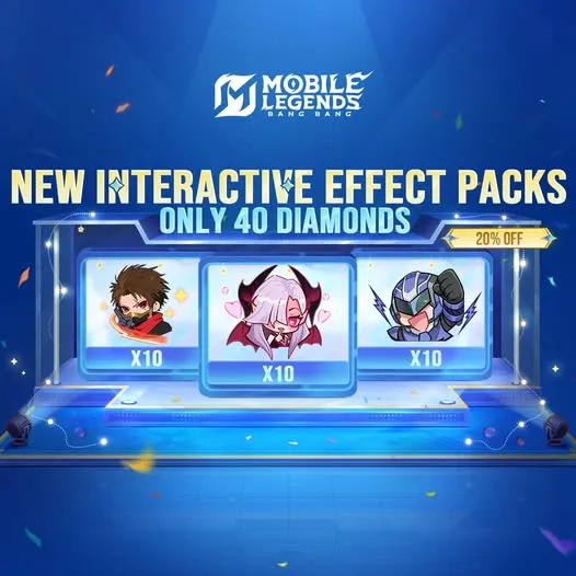 Interactive Effect Packs: Special Discount for Only 40 Diamonds in Mobile Legends