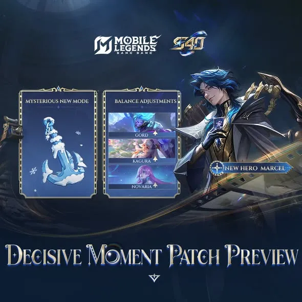 S40 Patch Preview: New Hero Marcel, Balance Adjustments, and Mysterious Hooks Mode in Mobile Legends
