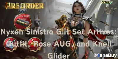 Nyxen Sinistra Gilt Set Arrives: Outfit, Rose AUG, and Knell Glider