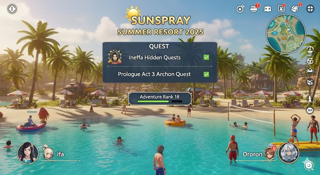How to Complete All Ineffa Hidden Quests in Sunspray Summer Resort 2025