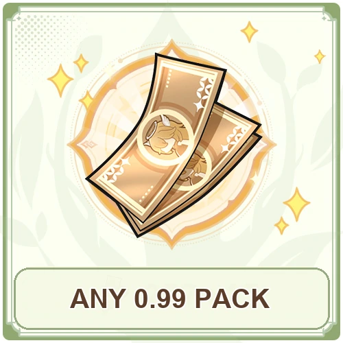 Qualsiasi pacchetto da 0.99