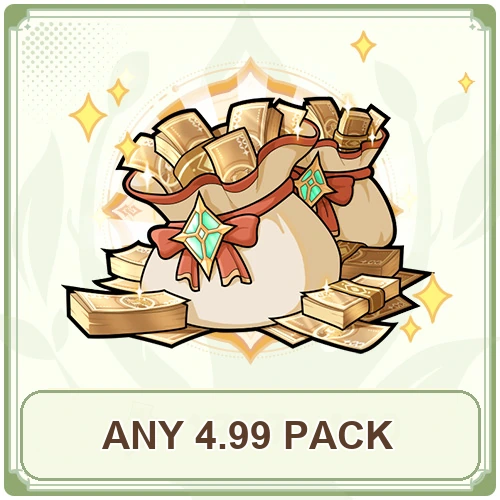 Qualsiasi pacchetto da 4.99