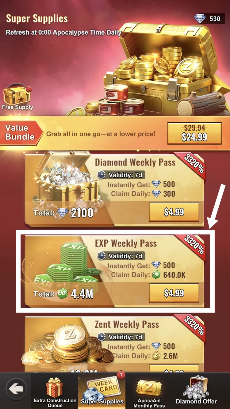 Last Z Survival Shooter in-game gift set product